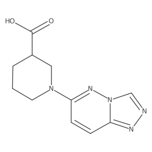 1-([1,2,4]Triazolo[4,3-b]pyridazin-6-yl)piperidine-3-carboxylic acid Structure
