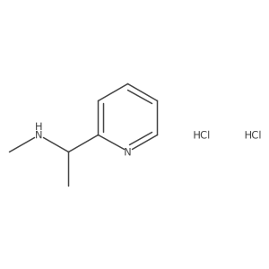 Methyl[1-(pyridin-2-yl)ethyl]amine dihydrochloride Structure