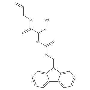 N-Fmoc-D-serine Allyl Ester Structure