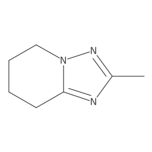 5,6,7,8-Tetrahydro-2-methyl[1,2,4]triazolo[1,5-a]pyridine结构式