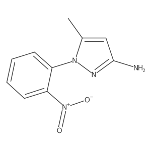 5-Methyl-1-(2-nitrophenyl)-1H-pyrazol-3-amine Structure