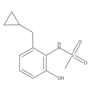 N-(2-(Cyclopropylmethyl)-6-hydroxyphenyl)methanesulfonamide Structure