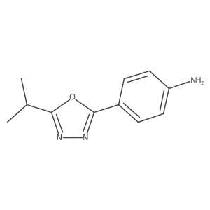 2-(4'-Aminophenyl)-5-isopropyl-1,3,4-oxadiazole Structure