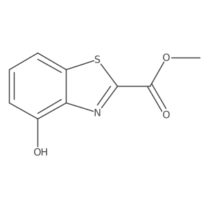 Methyl 4-hydroxybenzothiazole-2-carboxylate结构式