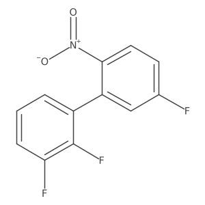 1,1a(2)-Biphenyl, 2,3,5a(2)-trifluoro-2a(2)-nitro-结构式