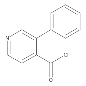 3-Phenylpyridine-4-carbonyl chloride Structure