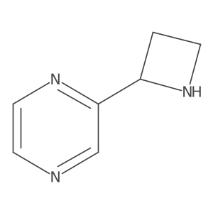 2-(Azetidin-2-yl)pyrazine Structure