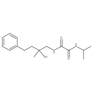 N1-(2-hydroxy-2-methyl-4-phenylbutyl)-N2-isopropyloxalamide结构式