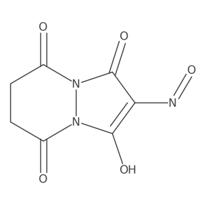 Dihydro-1H-pyrazolo[1,2-a]pyridazine-1,2,3,5,8-pentone 2-oxime Structure