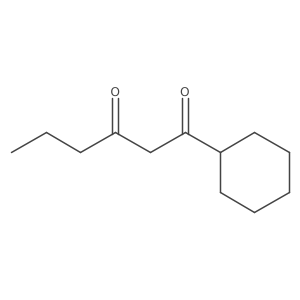 1-Cyclohexylhexane-1,3-dione结构式