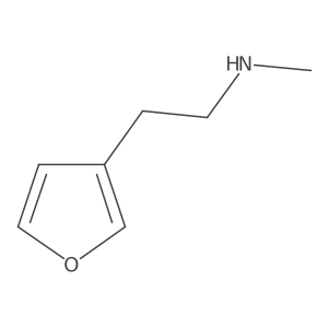 2-(3-furyl)-N-methyl-ethanamine结构式