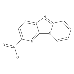 2-Nitrodipyrido[1,2-a:3',2'-d]imidazole结构式