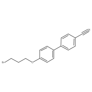 4-[4-(3-Bromopropoxy)phenyl]benzonitrile Structure