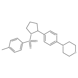 4-(5-(1-Tosylpyrrolidin-2-yl)pyridin-2-yl)morpholine Structure