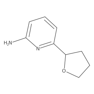 6-(Oxolan-2-yl)pyridin-2-amine Structure