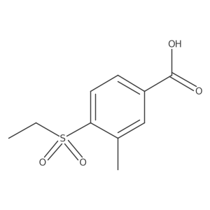 4-(Ethanesulfonyl)-3-methylbenzoic acid结构式