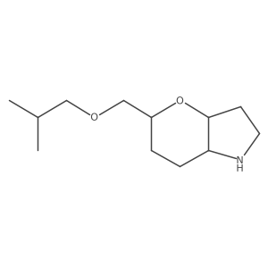 (3aR,5R,7aR)-5-(isobutoxymethyl)octahydropyrano[3,2-b]pyrrole Structure