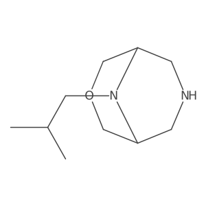 9-Isobutyl-3-oxa-7,9-diazabicyclo[3.3.1]nonane结构式