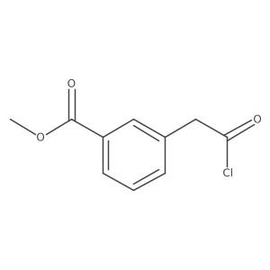 Methyl 3-(2-chloro-2-oxoethyl)benzoate Structure