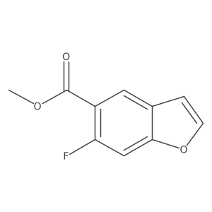 Methyl 6-fluoro-5-benzofurancarboxylate Structure