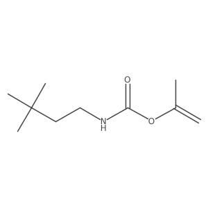 Prop-1-en-2-yl (3,3-dimethylbutyl)carbamate Structure