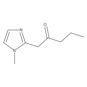 1-(1-Methyl-1h-imidazol-2-yl)pentan-2-one Structure