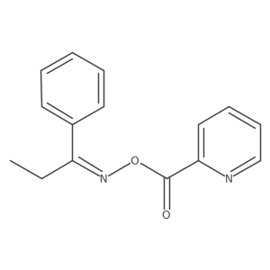 1-Phenyl-1-propanone O-(2-pyridinylcarbonyl)oxime结构式
