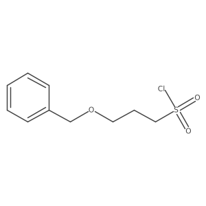 3-(Benzyloxy)propane-1-sulfonyl chloride Structure