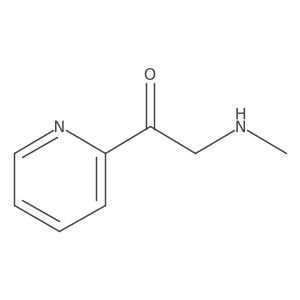 2-(Methylamino)-1-(pyridin-2-yl)ethan-1-one结构式