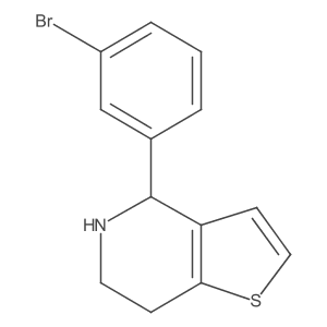 4-(3-bromophenyl)-4H,5H,6H,7H-thieno[3,2-c]pyridine Structure