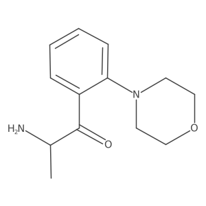 2-Amino-1-[2-(morpholin-4-yl)phenyl]propan-1-one结构式