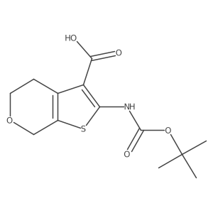 2-{[(tert-butoxy)carbonyl]amino}-4H,5H,7H-thieno[2,3-c]pyran-3-carboxylic acid Structure