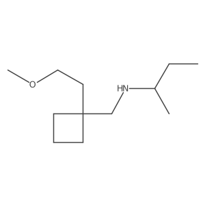 (Butan-2-yl)({[1-(2-methoxyethyl)cyclobutyl]methyl})amine Structure