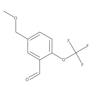 5-(Methoxymethyl)-2-(trifluoromethoxy)benzaldehyde结构式