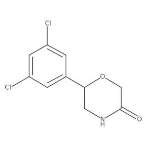 6-(3,5-Dichlorophenyl)morpholin-3-one Structure