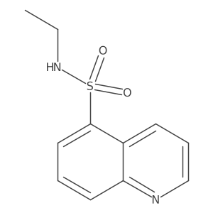 N-ethylquinoline-5-sulfonamide Structure