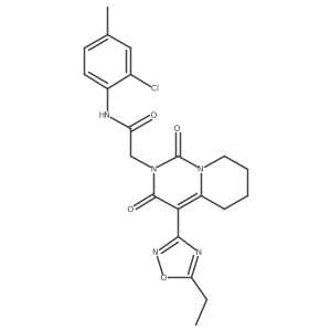N-(2-chloro-4-methylphenyl)-2-[4-(5-ethyl-1,2,4-oxadiazol-3-yl)-1,3-dioxo-5,6,7,8-tetrahydro-1H-pyrido[1,2-c]pyrimidin-2(3H)-yl]acetamide Structure