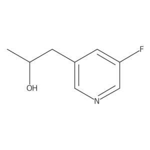 1-(5-Fluoropyridin-3-yl)propan-2-ol Structure