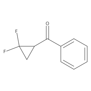 (2,2-Difluorocyclopropyl)(phenyl)methanone结构式
