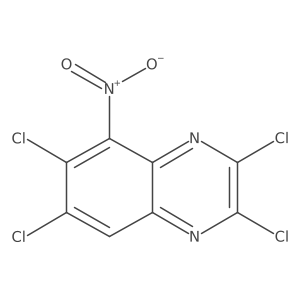 2,3,6,7-Tetrachloro-5-nitro-quinoxaline Structure