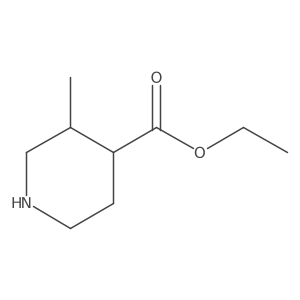 Rel-ethyl (3R,4R)-3-methylpiperidine-4-carboxylate Structure