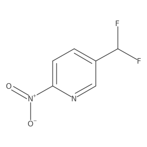 5-(Difluoromethyl)-2-nitropyridine结构式