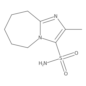 2-Methyl-5H,6H,7H,8H,9H-imidazo[1,2-a]azepine-3-sulfonamide Structure