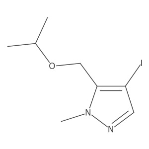 4-iodo-5-(isopropoxymethyl)-1-methyl-1H-pyrazole结构式
