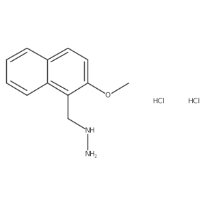 [(2-Methoxynaphthalen-1-yl)methyl]hydrazine dihydrochloride结构式