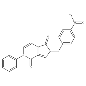 2-(4-nitrobenzyl)-7-phenyl-[1,2,4]triazolo[4,3-a]pyrazine-3,8(2H,7H)-dione Structure