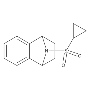 9-(Cyclopropylsulfonyl)-1,2,3,4-tetrahydro-1,4-epiminonaphthalene Structure
