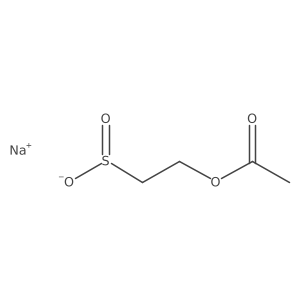 Sodium2-acetoxyethanesulfinate Structure
