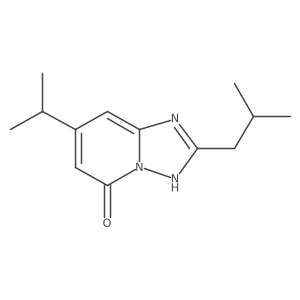 2-(2-Methylpropyl)-7-(propan-2-yl)-[1,2,4]triazolo[1,5-a]pyridin-5-ol Structure