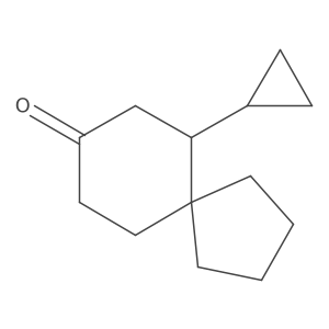 6-Cyclopropylspiro[4.5]decan-8-one Structure